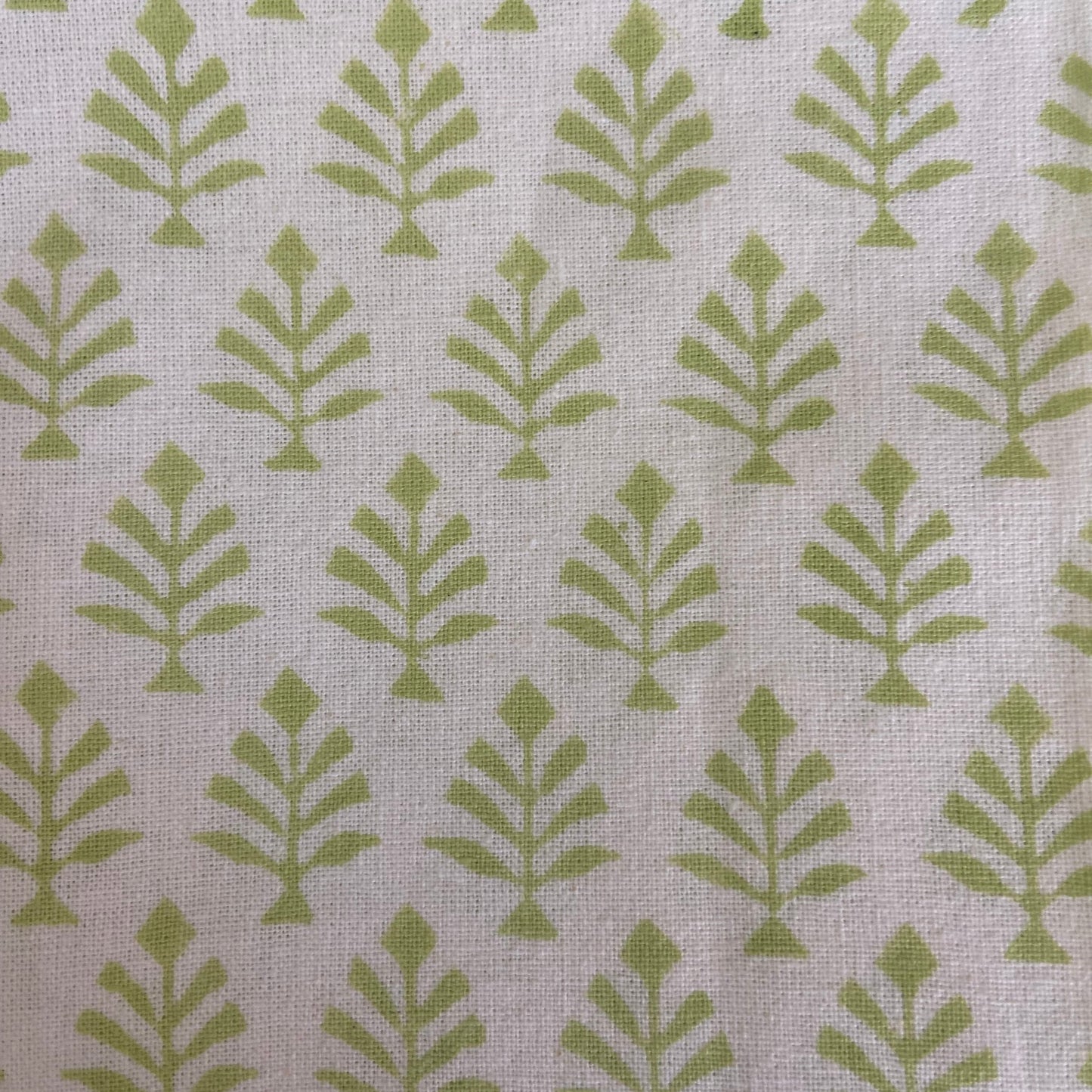 Block Printed Cotton Napkin Mini Tree Green