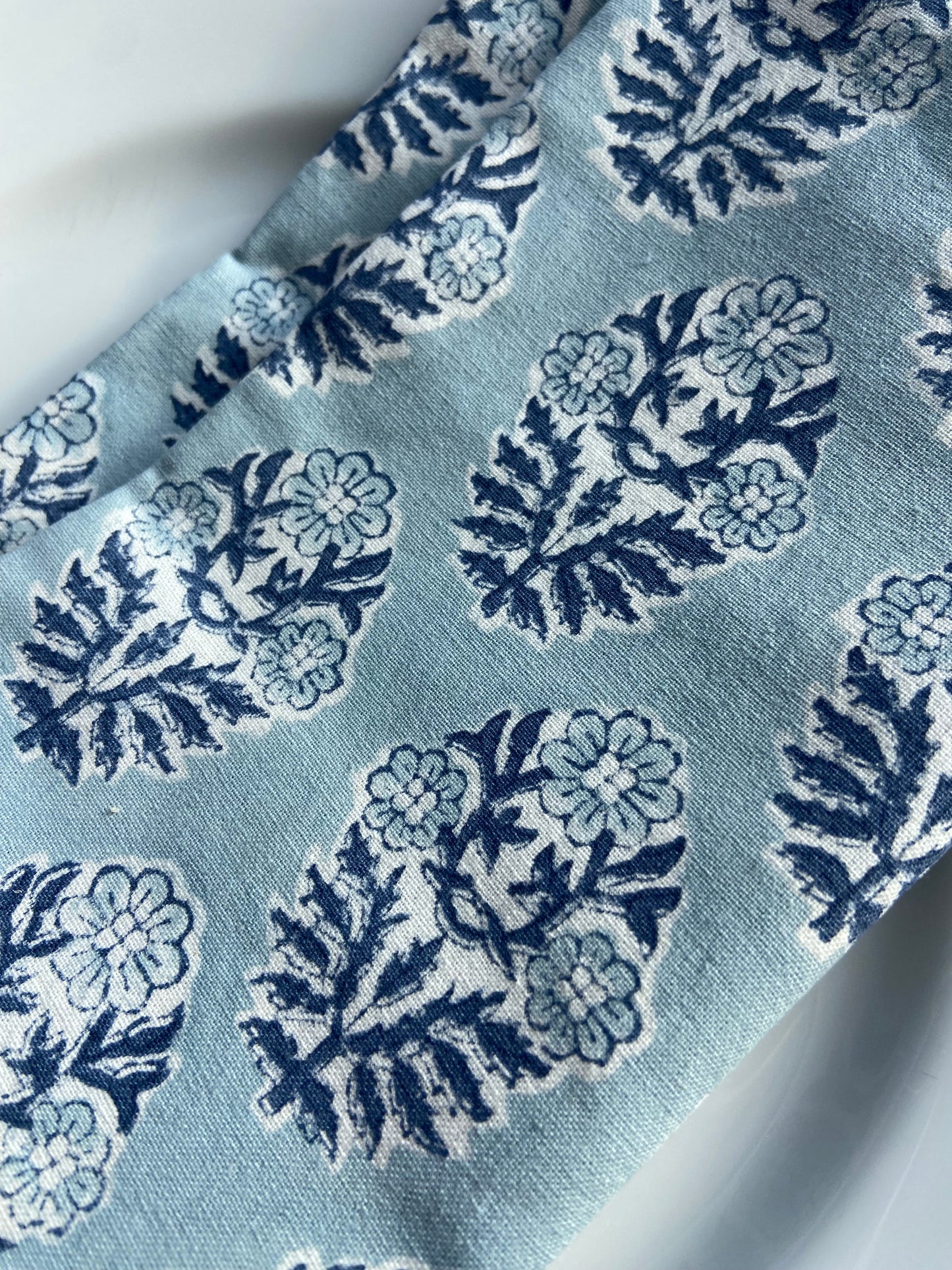 Hand Block Printed Cotton Napkin Boota Starlight Gud