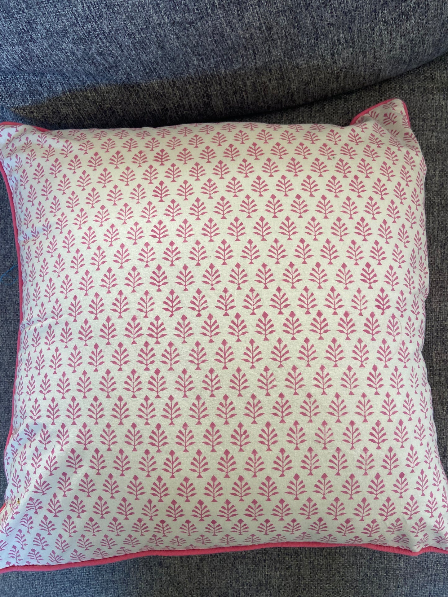 Mini Tree Pink Piping Cushions Covers (50X 50cm)