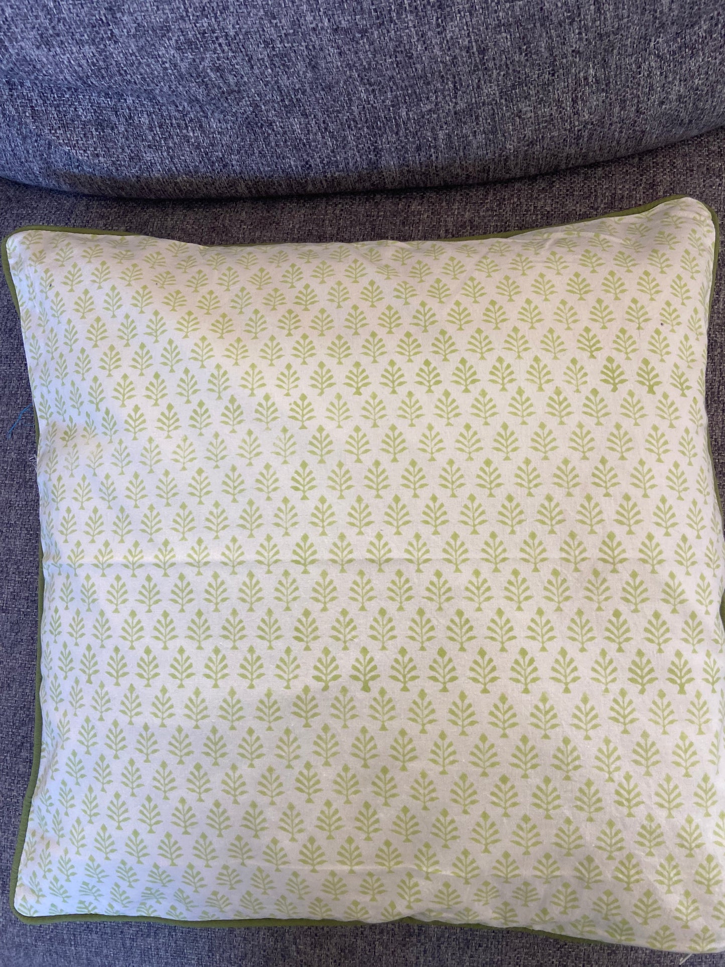 Mini Tree Green Piping Cushions Covers (50X 50cm)