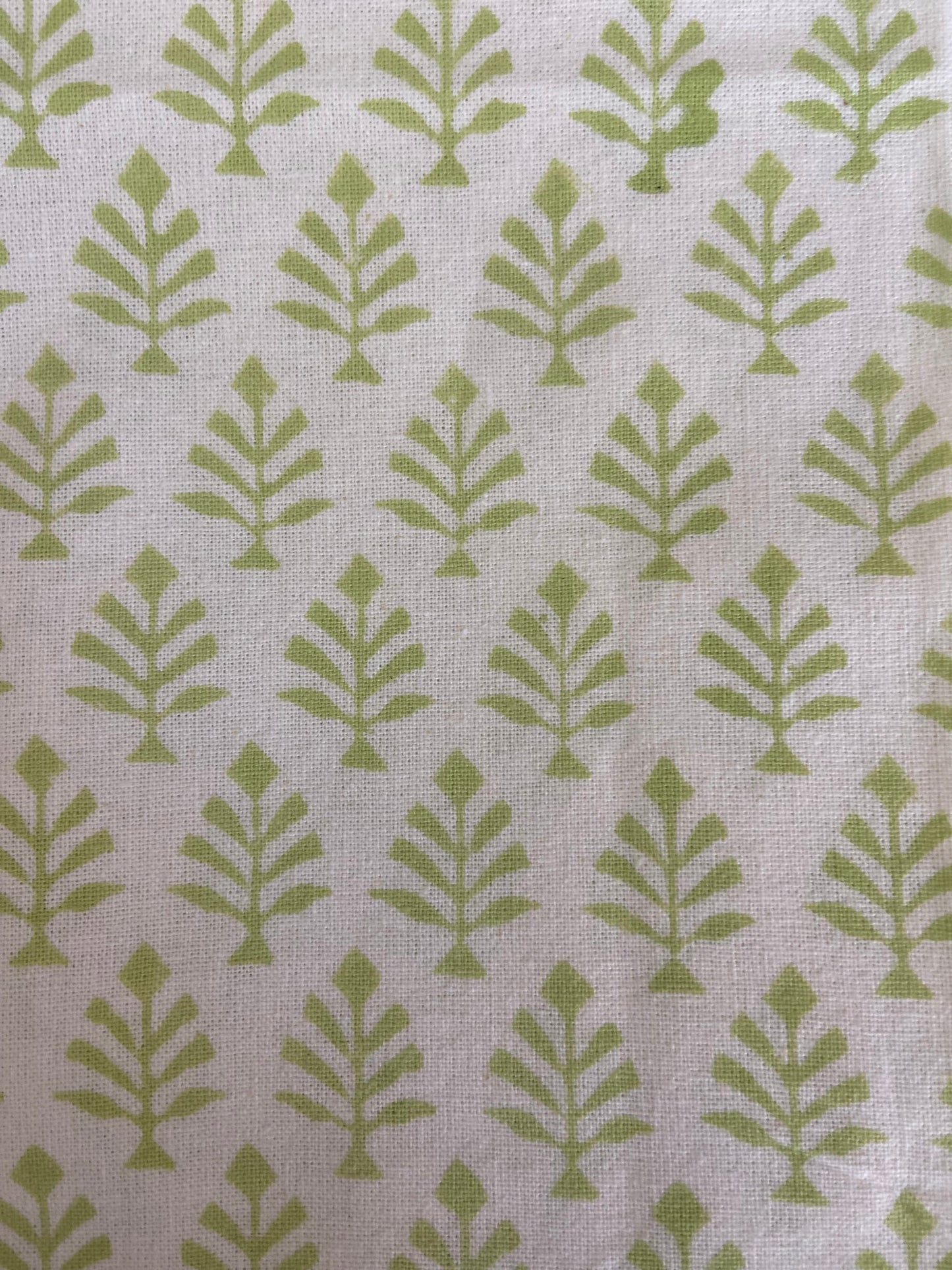 Block Printed Cotton Napkin Mini Tree Green